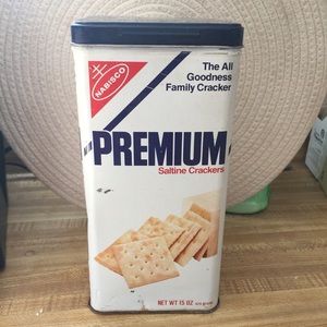 Nabisco Premium Saltine Crackers Tin